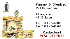 Ihr richtiger Ansprechpartner in Kamin & Ofenproblemen !